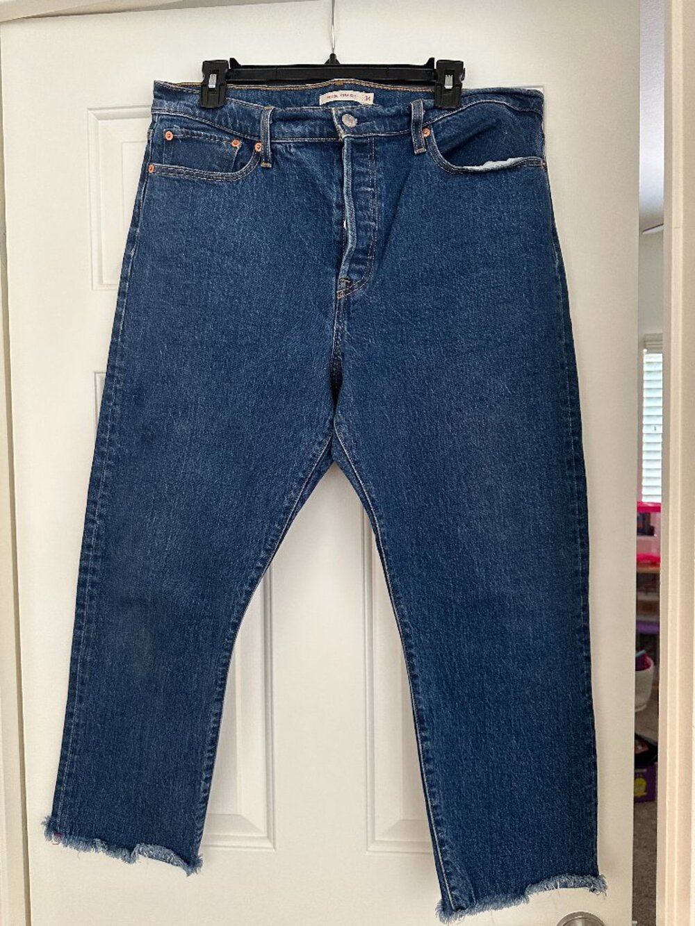 Levi's Wedgie Straight fit cropped jean